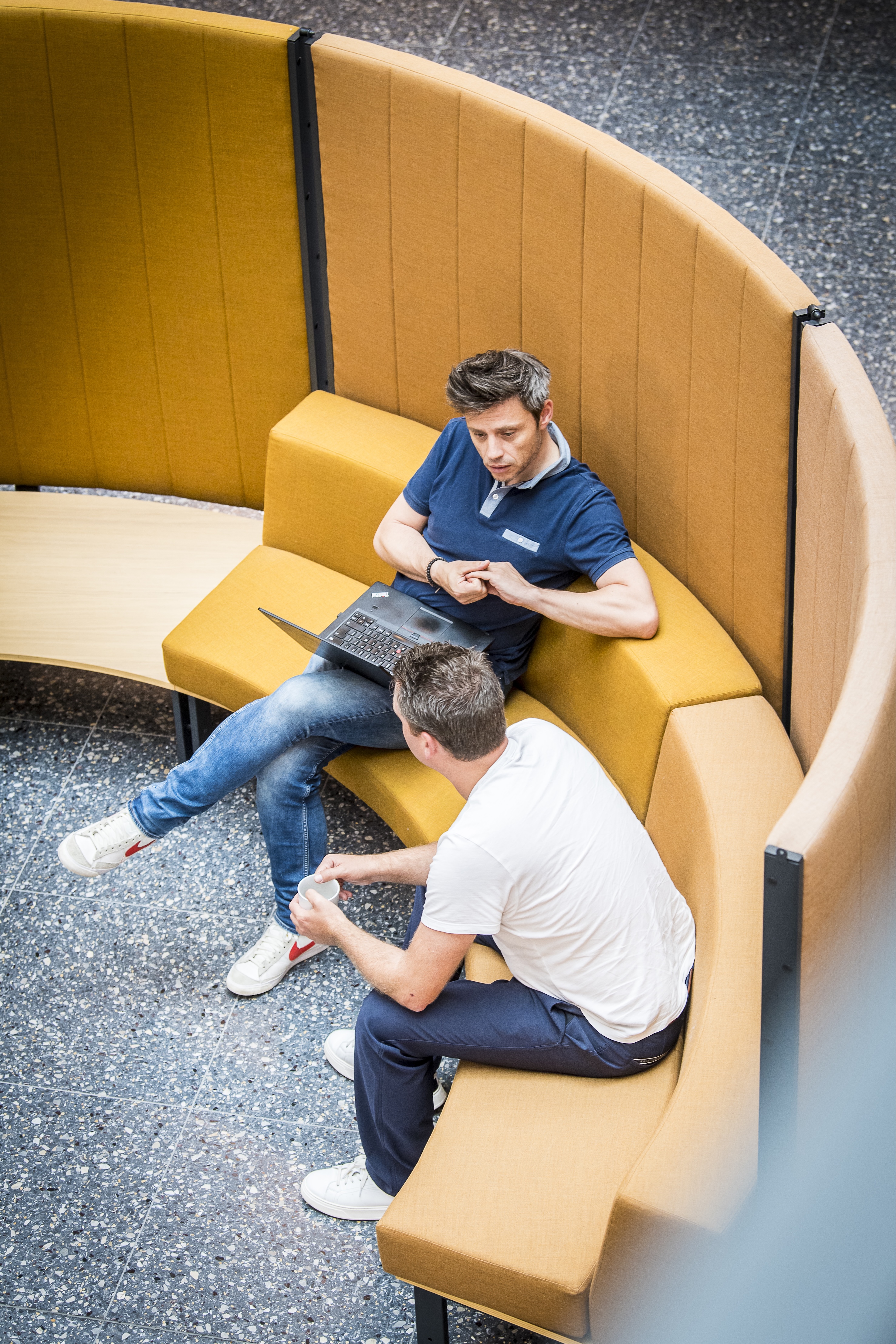 Campus Aquafin mensen aan het werk 
