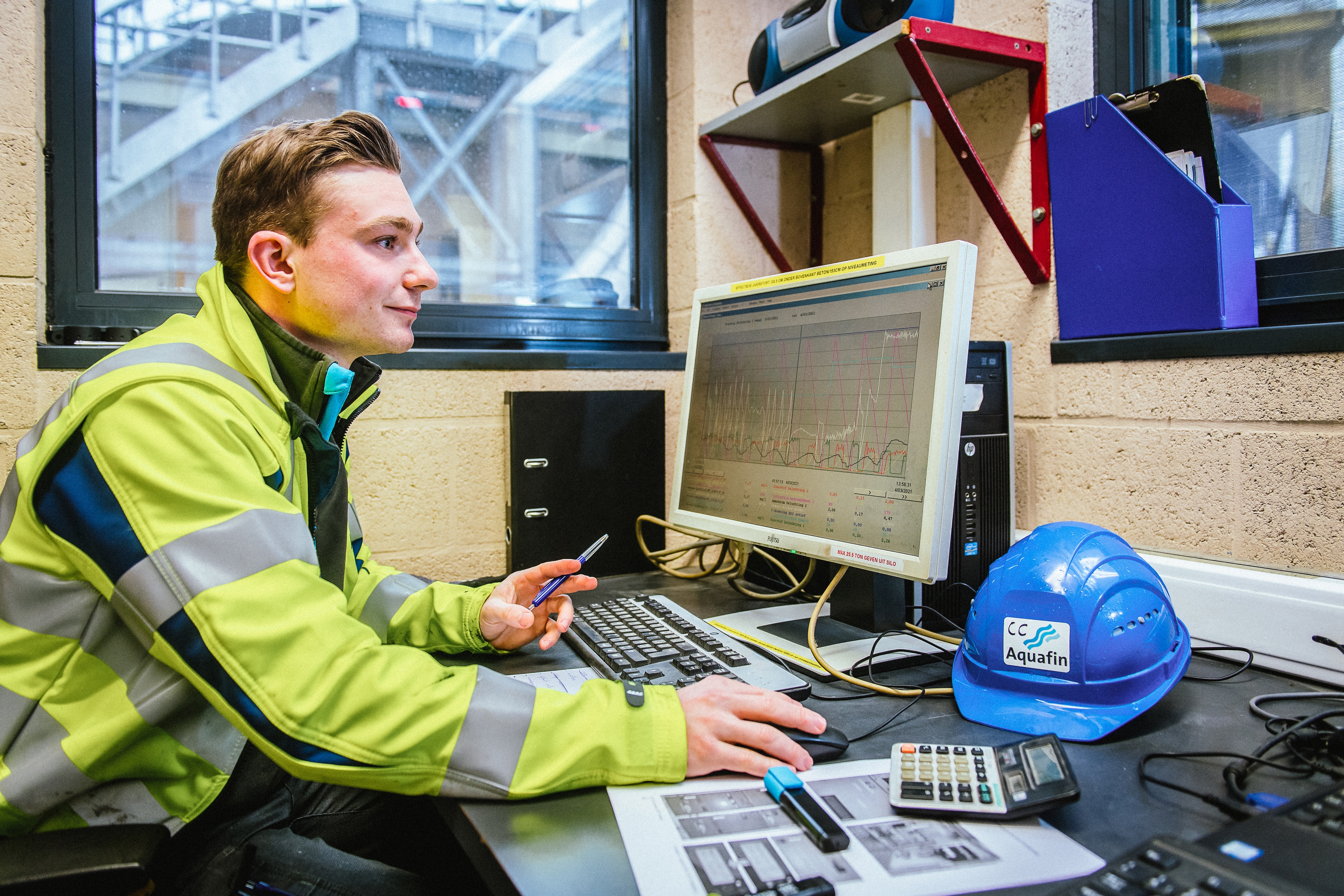 Student die stage doorloopt