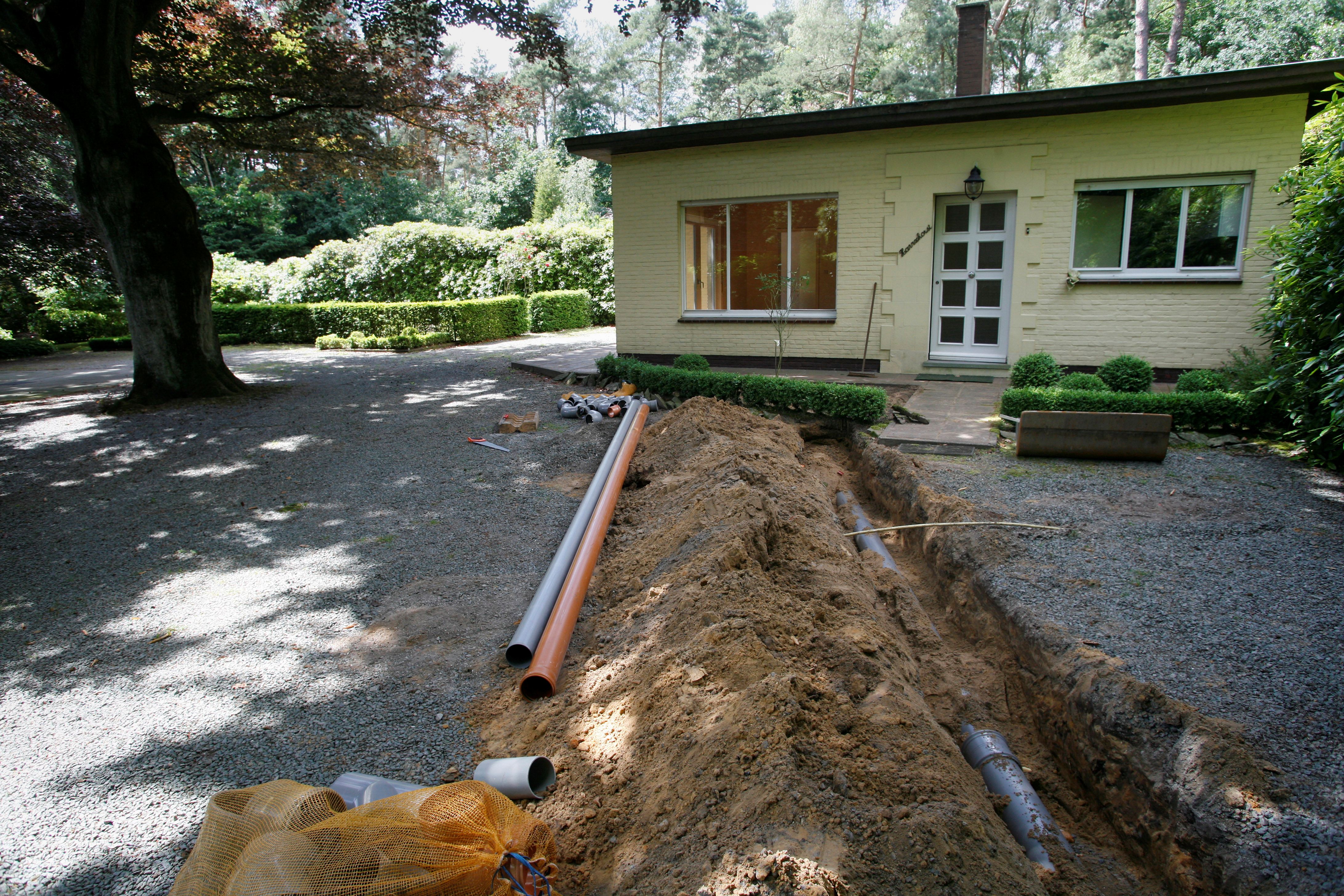 Huisaansluiting rioolaansluiting Aquafin